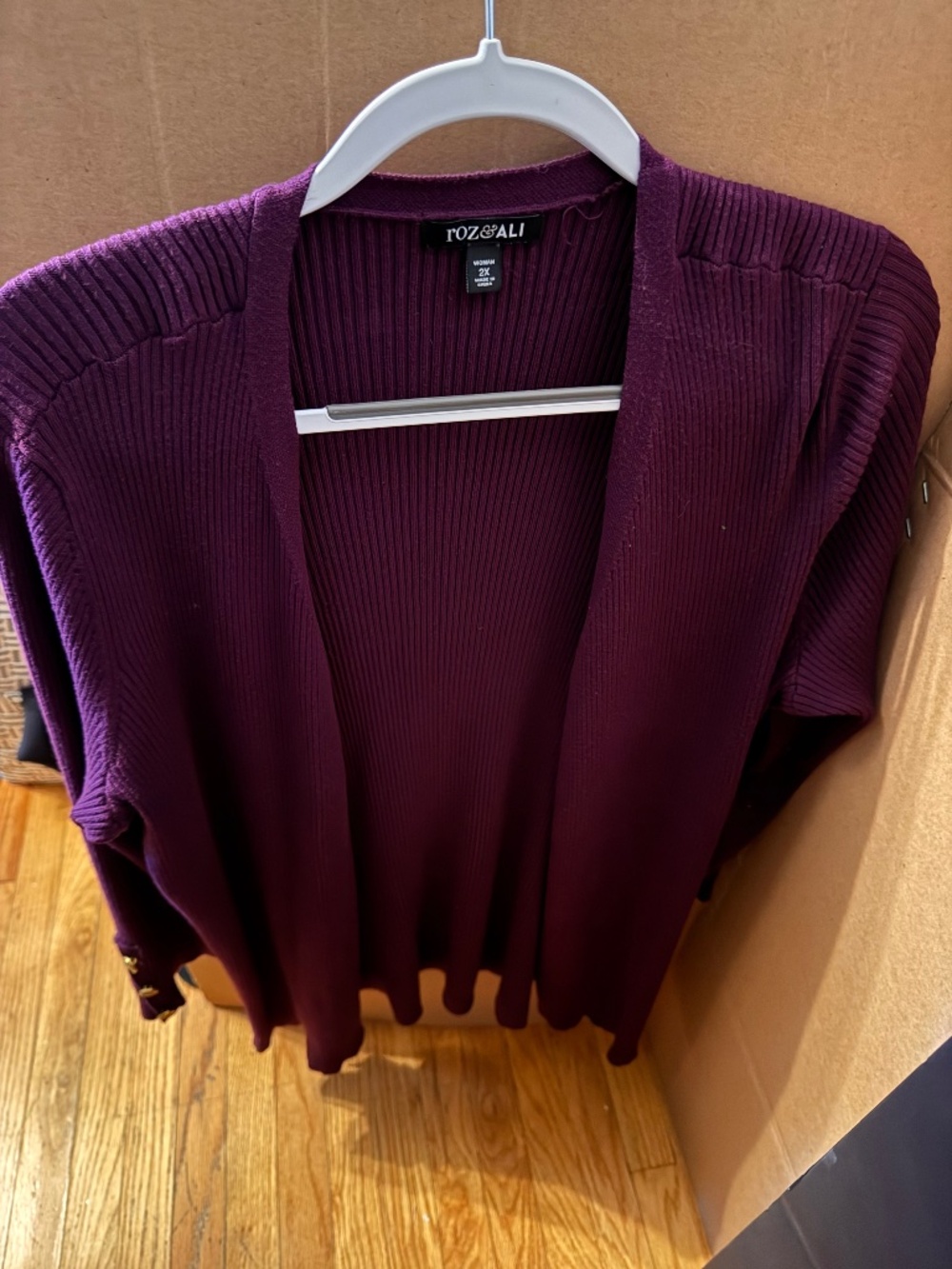Purple sweater